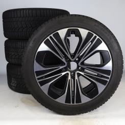 Juego completo de ruedas de invierno de aleación de 19 pulgadas con neumáticos Continental para Clase E 214, original Mercedes-Benz