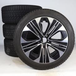 Juego completo de ruedas de invierno de aleación de 19 pulgadas con neumáticos Continental para Clase E 214, original Mercedes-Benz