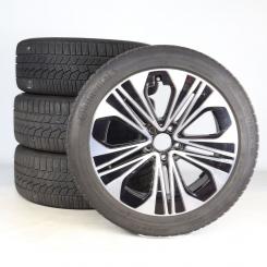 Juego completo de ruedas de invierno de aleación de 19 pulgadas con neumáticos Continental para Clase E 214, original Mercedes-Benz