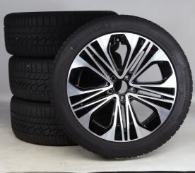 Juego completo de ruedas de invierno de aleación de 19 pulgadas con neumáticos Continental para Clase E 214, original Mercedes-Benz