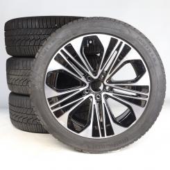 Juego completo de ruedas de invierno de aleación de 19 pulgadas con neumáticos Continental para Clase E 214, original Mercedes-Benz