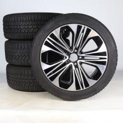 Juego completo de ruedas de invierno de aleación de 19 pulgadas con neumáticos Continental para Clase E 214, original Mercedes-Benz