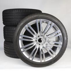 Juego completo de ruedas de verano de aleación de 20 pulgadas con neumáticos Bridgestone para Clase S 223, Mercedes-Maybach Z223, original Mercedes-Benz