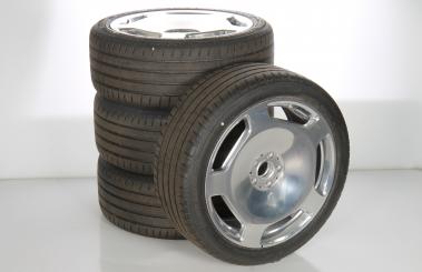 Juego completo de ruedas de verano de aleación de 20 pulgadas con neumáticos Bridgestone para Clase S 223, Mercedes-Maybach Z223, original Mercedes-Benz