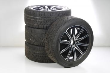 Juego completo de ruedas de invierno de aleación de 19 pulgadas con neumáticos Hankook para Clase S 223, Mercedes-Maybach Z223, original Mercedes-Benz