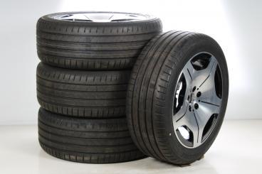 Juego completo de ruedas de verano de aleación de 19 pulgadas con neumáticos Bridgestone para Mercedes-Maybach Z223, original Mercedes-Benz