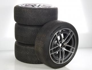 Juego completo de ruedas de invierno de aleación de 20 pulgadas con neumáticos Michelin para Clase SL 232, original Mercedes-AMG