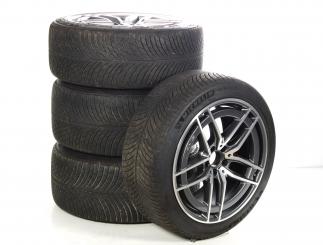 Juego completo de ruedas de invierno de aleación de 20 pulgadas con neumáticos Michelin para Clase SL 232, original Mercedes-AMG