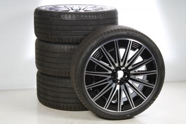 Juego completo de ruedas de verano de aleación de 20 pulgadas con neumáticos Continental para CLE 236, original Mercedes-AMG
