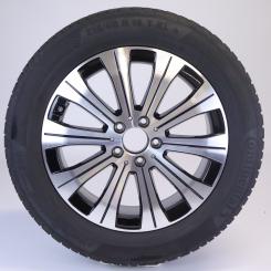 Rueda completa Alu CONTI/WinterContactTS850PSR, llanta de 10 