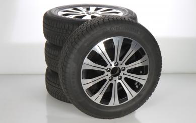 Juego completo de ruedas de invierno de aleación de 18 pulgadas con neumáticos Continental para EQB X243, EQA H243, original Mercedes-Benz