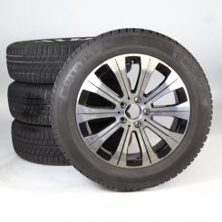 Juego completo de ruedas de invierno de aleación de 18 pulgadas con neumáticos Continental para EQA H243, original Mercedes-Benz