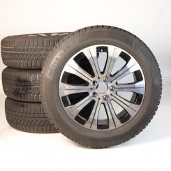 Juego completo de ruedas de invierno de aleación de 18 pulgadas con neumáticos Continental para EQA H243, original Mercedes-Benz