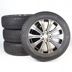 Juego completo de ruedas de invierno de aleación de 18 pulgadas con neumáticos Continental para EQA H243, original Mercedes-Benz