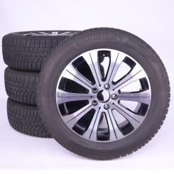 Juego completo de ruedas de invierno de aleación de 18 pulgadas con neumáticos Continental para EQA H243, original Mercedes-Benz