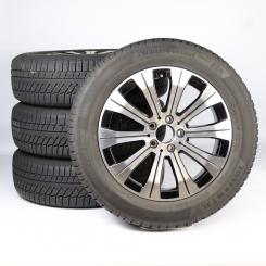 Juego completo de ruedas de invierno de aleación de 18 pulgadas con neumáticos Continental para EQA H243, original Mercedes-Benz