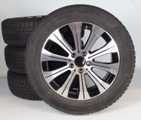 Juego completo de ruedas de invierno de aleación de 18 pulgadas con neumáticos Continental para EQA H243, original Mercedes-Benz
