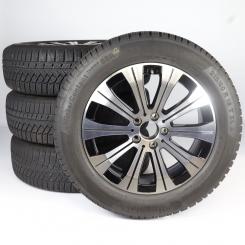 Juego completo de ruedas de invierno de aleación de 18 pulgadas con neumáticos Continental para EQA H243, original Mercedes-Benz