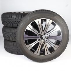 Juego completo de ruedas de invierno de aleación de 18 pulgadas con neumáticos Continental para EQA H243, original Mercedes-Benz