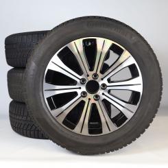 Juego completo de ruedas de invierno de aleación de 18 pulgadas con neumáticos Continental para EQA H243, original Mercedes-Benz