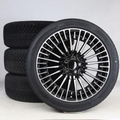 Juego completo de ruedas de invierno de aleación de 20 pulgadas con neumáticos Goodyear para EQA H243, original Mercedes-AMG