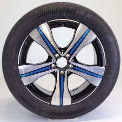 Wheel Package de verano de aleación de 19 pulgadas con neumáticos Bridgestone para EQA H243, EQB X243, original Mercedes-Benz