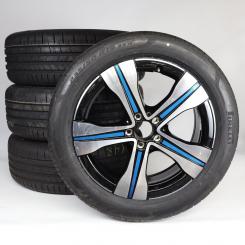 Juego completo de ruedas de verano de aleación de 19 pulgadas con neumáticos Pirelli para EQA H243, EQB X243, original Mercedes-Benz