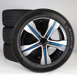 Juego completo de ruedas de verano de aleación de 19 pulgadas con neumáticos Michelin para EQA H243, original Mercedes-Benz