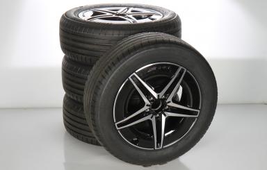 Juego de ruedas completas AMG de aluminio de 18 pulgadas BRI 