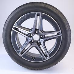 Rueda completa de aluminio BRIDGE/BLIZZAKLM001 AMG de 5 radi 