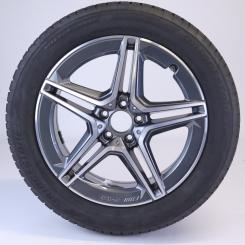 Rueda completa de aluminio BRIDGE/BLIZZAKLM001 AMG de 5 radi 