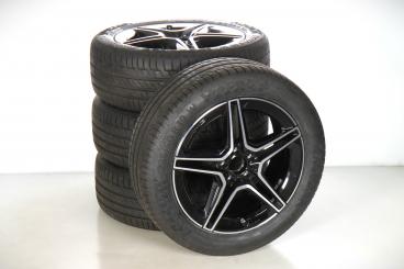 Juego completo de ruedas de verano de aleación de 19 pulgadas con neumáticos Continental para Clase GLA H247, Clase GLB X247, original Mercedes-AMG