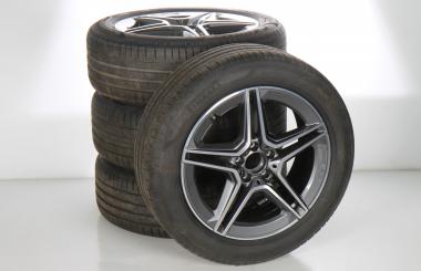 Juego completo de ruedas de verano de aleación de 19 pulgadas con neumáticos Pirelli para Clase GLB X247, Clase GLA H247, original Mercedes-AMG