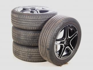 Juego completo de ruedas de verano de aleación de 19 pulgadas con neumáticos Continental para Clase GLA H247, Clase GLB X247, original Mercedes-AMG