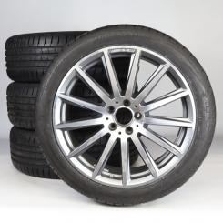 Juego completo de ruedas de verano de aleación de 20 pulgadas con neumáticos Bridgestone para Clase GLA H247, Clase GLB X247, original Mercedes-AMG