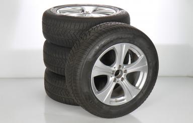 Juego completo de ruedas de invierno de aleación de 18 pulgadas con neumáticos Pirelli para GLC-Coupe 253, GLC-SUV X253, original Mercedes-Benz