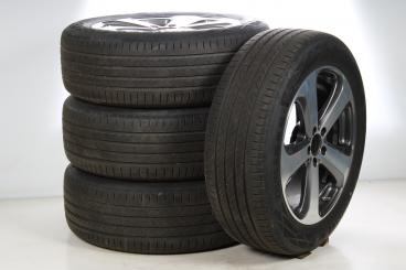 Juego completo de ruedas de verano de aleación de 19 pulgadas con neumáticos Continental para GLC-Coupe 253, GLC-SUV X253, original Mercedes-Benz