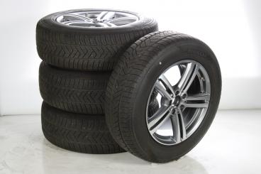 Juego completo de ruedas de invierno de aleación de 18 pulgadas con neumáticos Pirelli para GLC-SUV X253, GLC-Coupe 253, original Mercedes-Benz