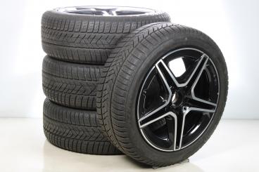 Juego de ruedas completas AMG, aluminio de 19 pulgadas, Clas 