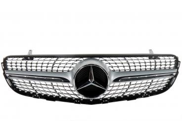 Parrilla del radiador con estrella Mercedes 