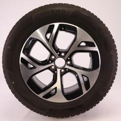 Rueda completa Alu CONTI/WinterContactTS850P Llanta de 5 rad 