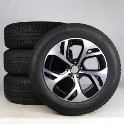 Juego completo de ruedas de invierno de aleación de 18 pulgadas con neumáticos Continental para GLC-SUV X254, GLC -Coupe 254, original Mercedes-Benz