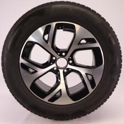 Rueda completa Alu CONTI/WinterContactTS850P Llanta de 5 rad 