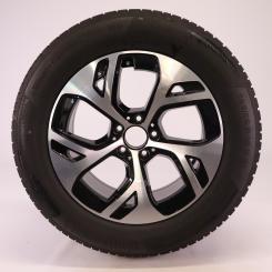 Rueda completa Alu CONTI/WinterContactTS850P Llanta de 5 rad 