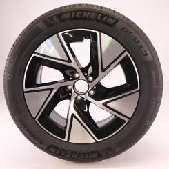 Rueda completa Alu MICHELIN/e.Durcy de 5 orificios, aerodiná 