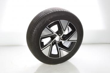 Rueda completa Alu MICHELIN/e.Durcy de 5 orificios, aerodiná 