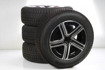 Juego completo de ruedas de invierno de aleación de 18 pulgadas con neumáticos Continental para GLC -Coupe 254, GLC-SUV X254, original Mercedes-Benz