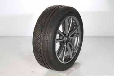 Rueda completa de aluminio MICHELIN/PILOTALPIN5, llanta de 5 
