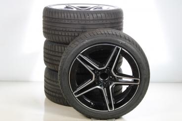 Juego completo de ruedas de verano de aleación de 19 pulgadas con neumáticos Goodyear para CLS 257, original Mercedes-AMG