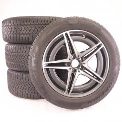 Juego completo de ruedas de invierno de aleación de 19 pulgadas con neumáticos Pirelli para EQC 293, original Mercedes-AMG